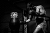 Training boxing gloves with Active Clima system "BLACK MASTER" 12 oz