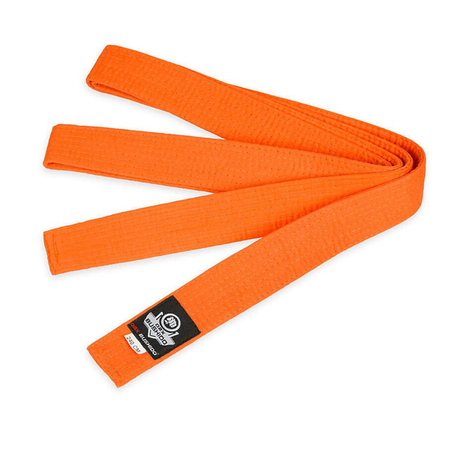 Karate kimono belt - orange, 260 cm