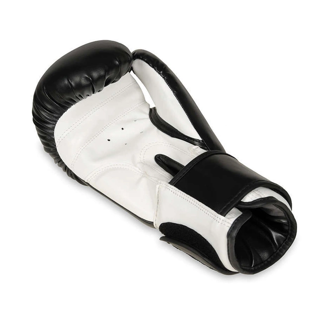 Boxing Sparring Gloves Black and White ARB-407a 12 OZ