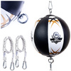 69 cm - BUSHIDO BOXING REFLEX BALL, BLACK AND WHITE LEATHER