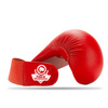 WKF karate gloves - red L wristbands