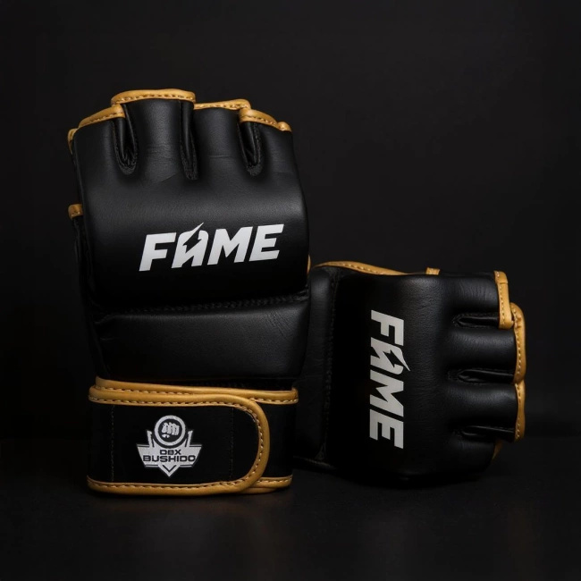 FAME MMA natural leather gloves | DBX Bushido