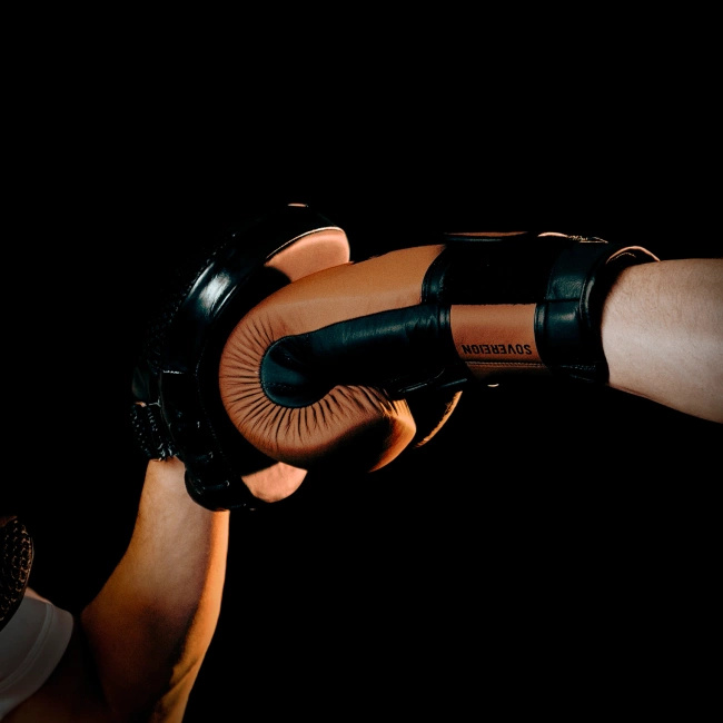 Focus Mitts made of Genuine Leather | Black Leather