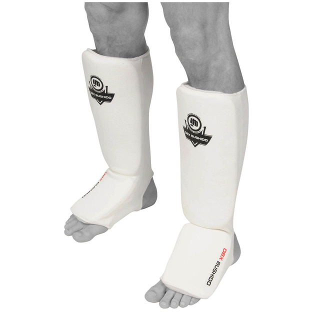 Elastic shin guards - Shin and Foot ARP-2107 - white - L