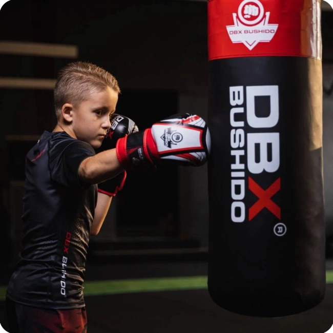 80 cm / 15 kg - DBX Junior Red Boxing Set for Kids | DBX Bushido