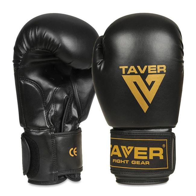 TAVER Gold sparring boxing gloves 16 oz