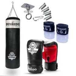 140 cm / 40 kg - Complete Gym Pro 140 Boxing Set - Punching bag + gloves