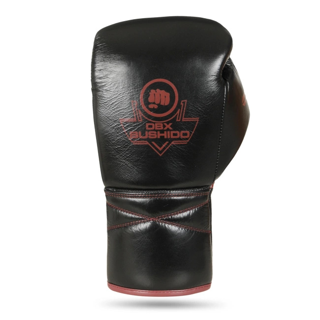Lace-Up Multi-Layer Boxing Gloves - ProFighter Bordeaux - Legacy Series