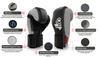 Black Matt training boxing gloves with Active Clima B-2v12 system 16 oz