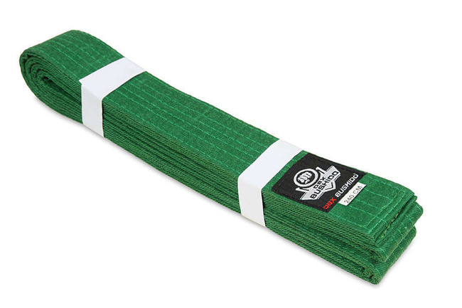 Karate kimono belt - green, 260 cm