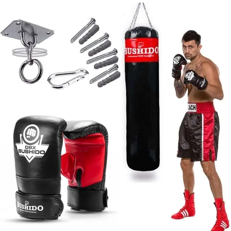 130 cm / 30 kg - Home Pro 130 boxing set - Punching bag + MMA gloves