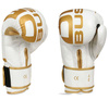 BOXING GLOVES, BUSHIDO, WHITE AND GOLD LEATHER - 10oz DBX-B-2 v1