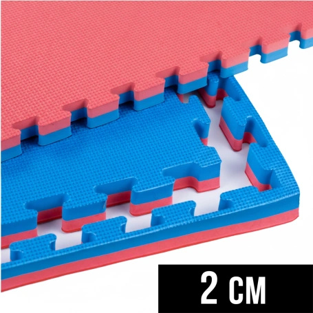 Exercise mat with Safety Certificate - Puzzle 1x1m - Tatami 2 cm