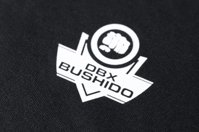 Premium cotton T-Shirt with DBX Bushido stripes