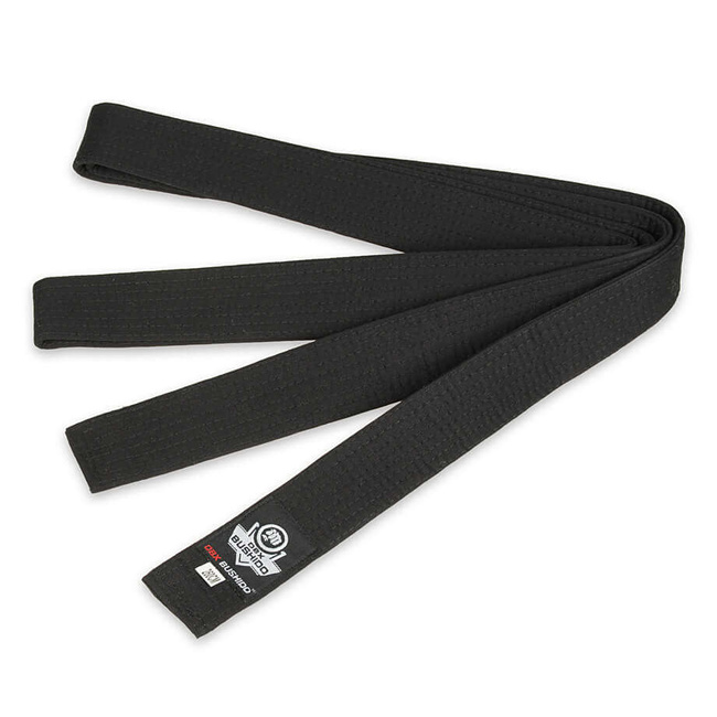 Karate kimono belt - black, 280 cm