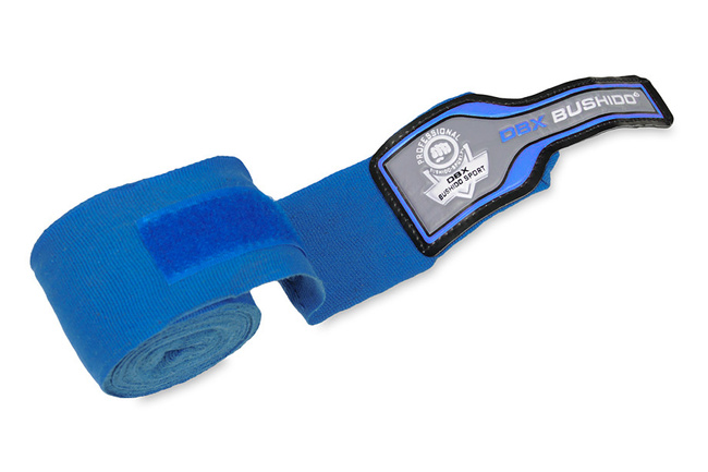 ELASTIC BOXING BANDAGES, 4M BLUE WRAPS