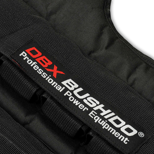 30 kg (30 x 1kg) - Weighted training vest with adjustable weight - Black