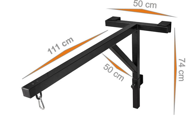 ATTACHMENT TO A TRAINING BAG FOR XL GYMNASTIC LADDERS