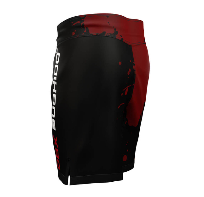 Workout shorts - exercise shorts "Blood" L