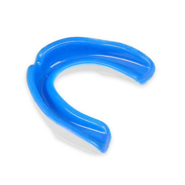 Gel mouthguard - mouthguard + box - white and blue | GelTech