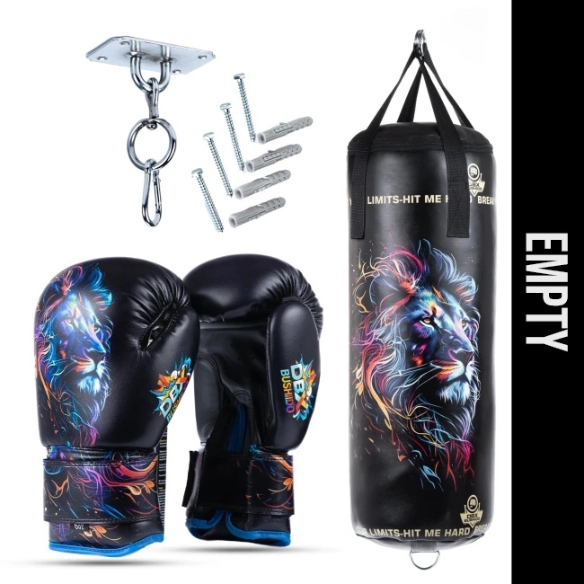 Kids Boxing Set Leon EMPTY | Bag + Gloves – 75 cm /
