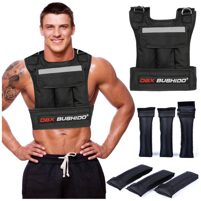 Weighted training vest 6 inserts (Empty)