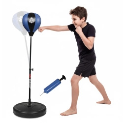 Standing boxing bag for children DBX PRO 72 - 102 cm blue
