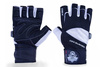 WG-162 - GLOVES FOR GYM - FOR EXERCISES - WITH LONG VELCRO AND GRIP-X SYSTEM - L