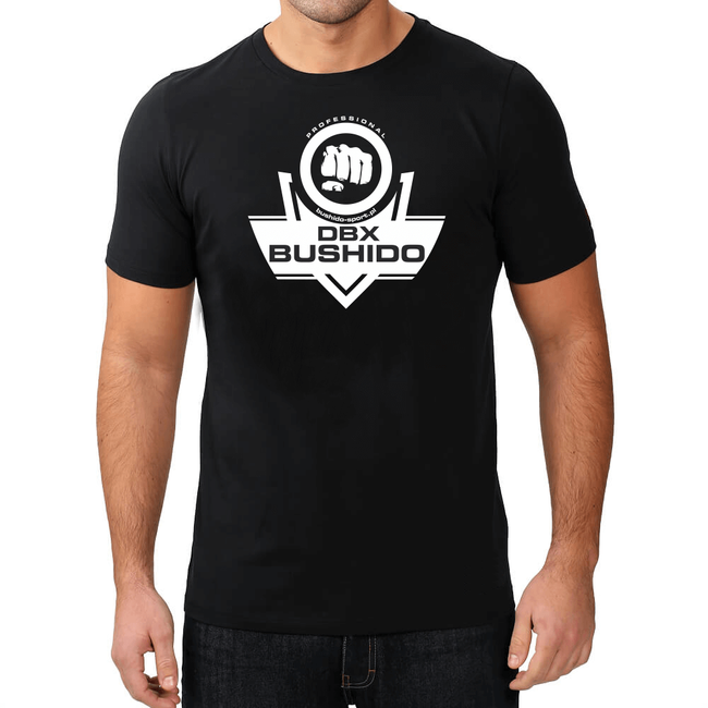 CLASSIC BRAND WHITE T-Shirt COTTON T-SHIRT DBX BUSHIDO KT10-M