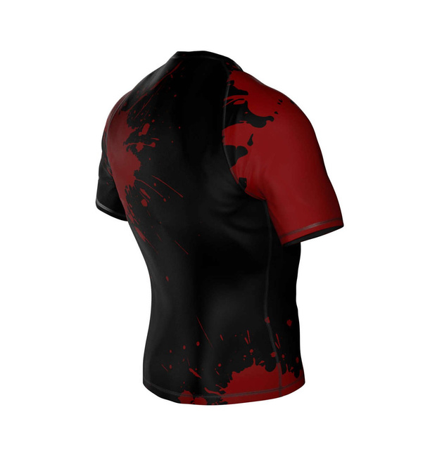 The "Blood" Rashguard compression shirt is made of DBX MORE DRY M material