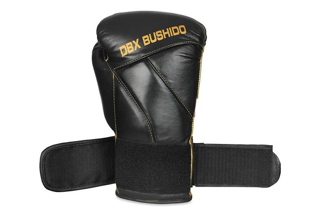 Natural leather boxing gloves "HAMMER - GOLD" 16 oz