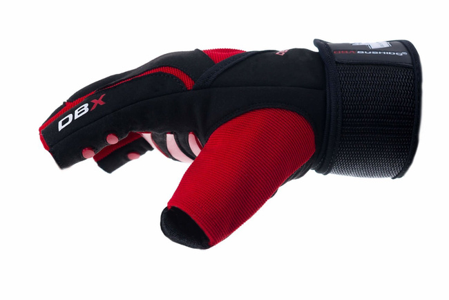 WG-161 - GLOVES FOR THE GYM - FOR EXERCISES - WITH LONG VELCRO AND GRIP-X SYSTEM - M