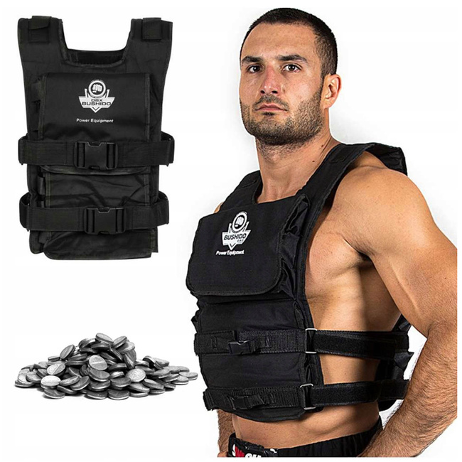 30 kg (12 x 2.5 kg) WEIGHTED VEST WITH WEIGHT