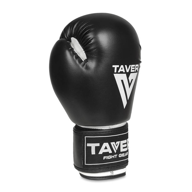 TAVER White 12oz boxing sparring gloves