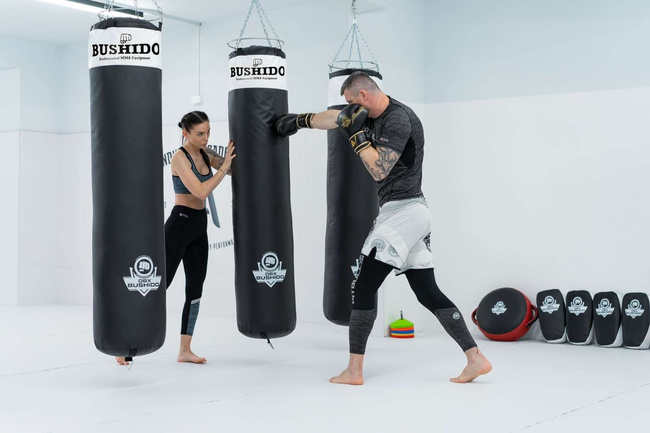 Boxing Bag - 160 White - 160 cm / 50 kg