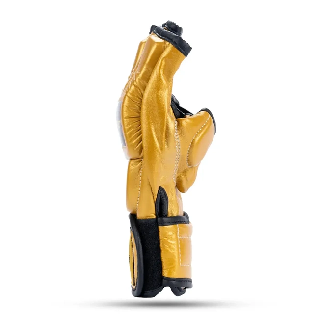 Leather MMA gloves DBX BUSHIDO E1v3 GOLD XL