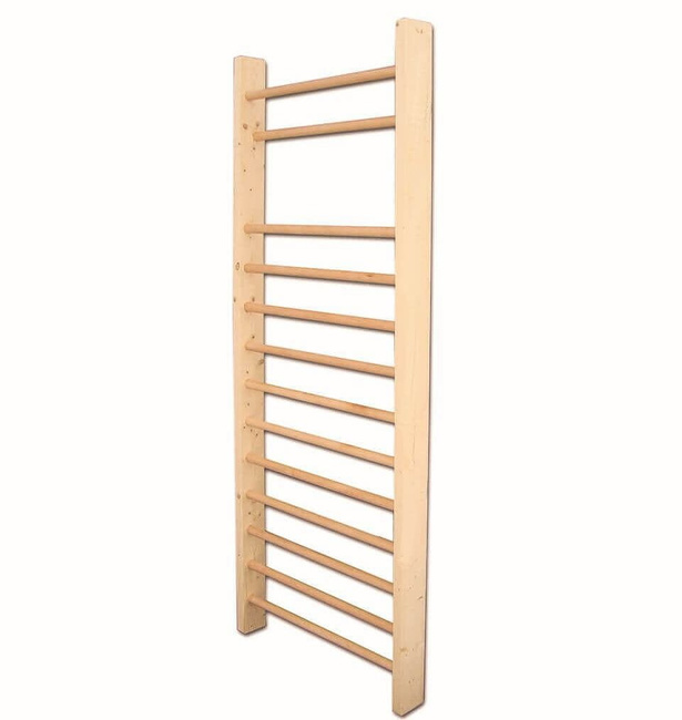 Wooden gymnastic and rehabilitation ladder 230×90 cm with 13 rungs fittings