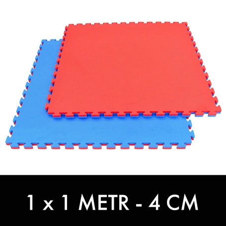 Exercise mat with Safety Certificate - Puzzle 1x1m - Tatami 4 cm