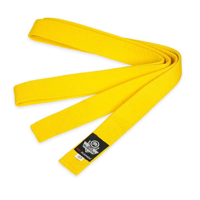 Karate kimono belt - yellow 240 cm