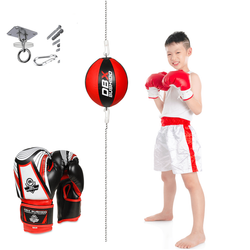Reflex ball + boxing gloves + fixing - Set for children