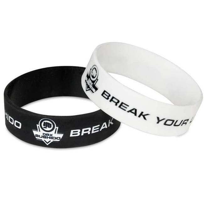 DBX BUSHIDO Silicone Band - Break Your Limits - White