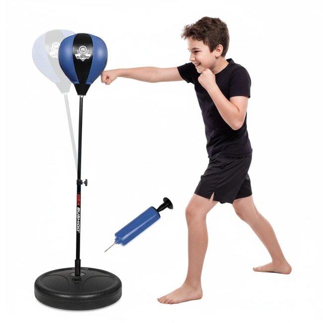 Standing boxing bag for children DBX PRO 72 - 102 cm blue