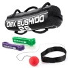 Aluminum skipping rope with steel cable DBX Pro Black + cover