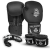 Boxing set: 407 boxing gloves + wraps + mouthguard