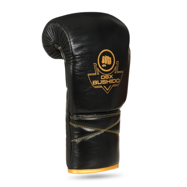Lace-Up Multi-Layer Boxing Gloves - ProFighter Gold - Legacy Series