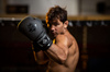 Black Matt training boxing gloves with Active Clima B-2v12 system 16 oz