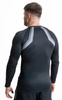 Gray rashguard with long sleeves - DBX Bushido logo