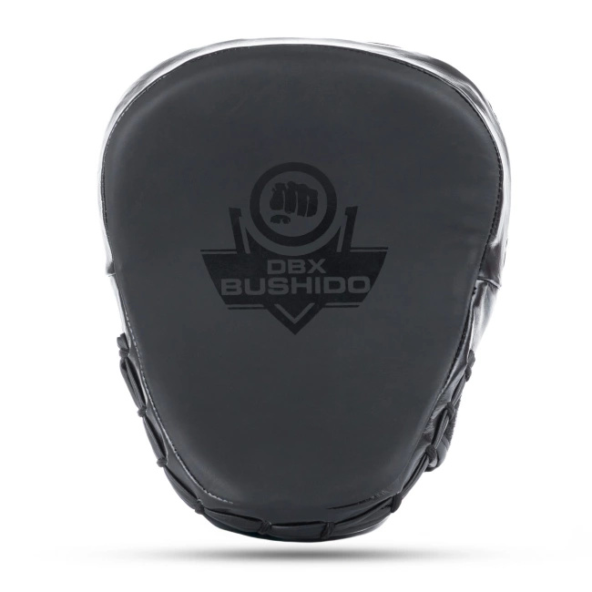 Focus Mitts made of Genuine Leather | Black Leather | 2 pieces