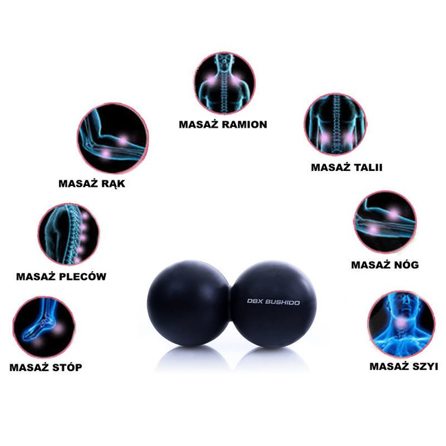 Double duoball Lacrosse massage ball