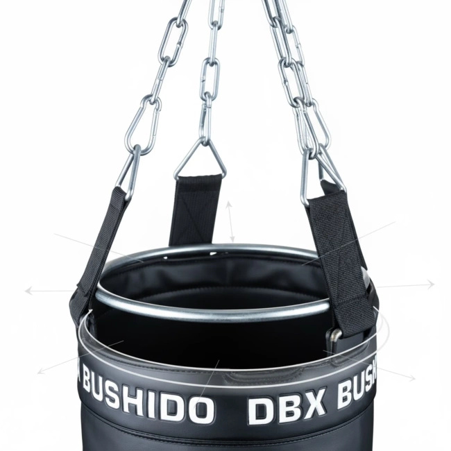 Boxing Bag PREMIUM – SBRX Black – 130cm / 55kg | DBX Bushido